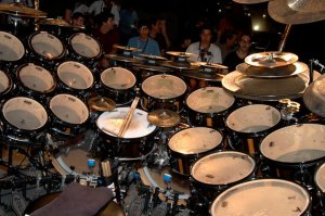 a couple too many tom toms