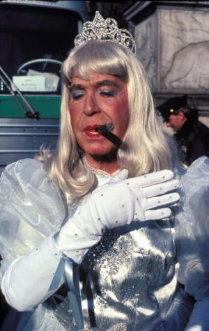 Milton Berle at the Macy's Parade, 1982.